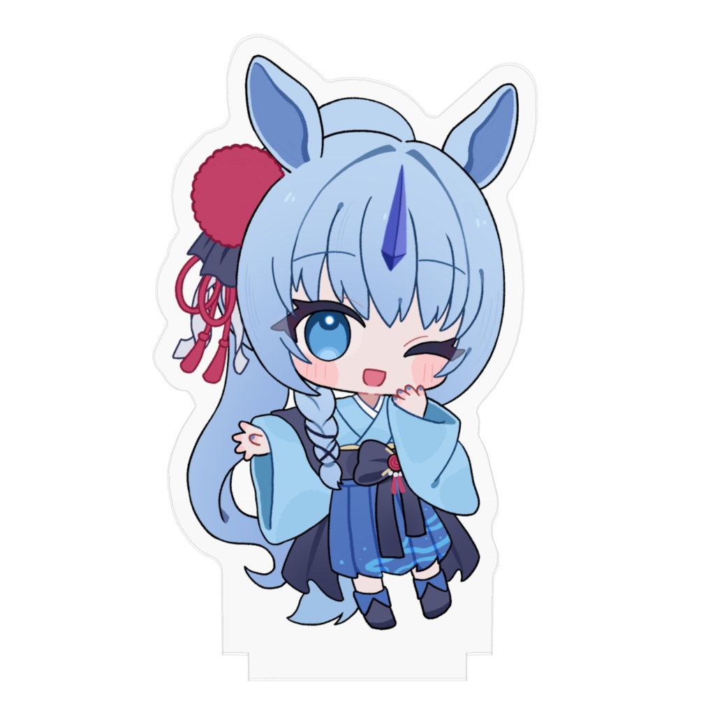 【アクリルスタンド】蒼馬きよら 袴衣装xポニーテール