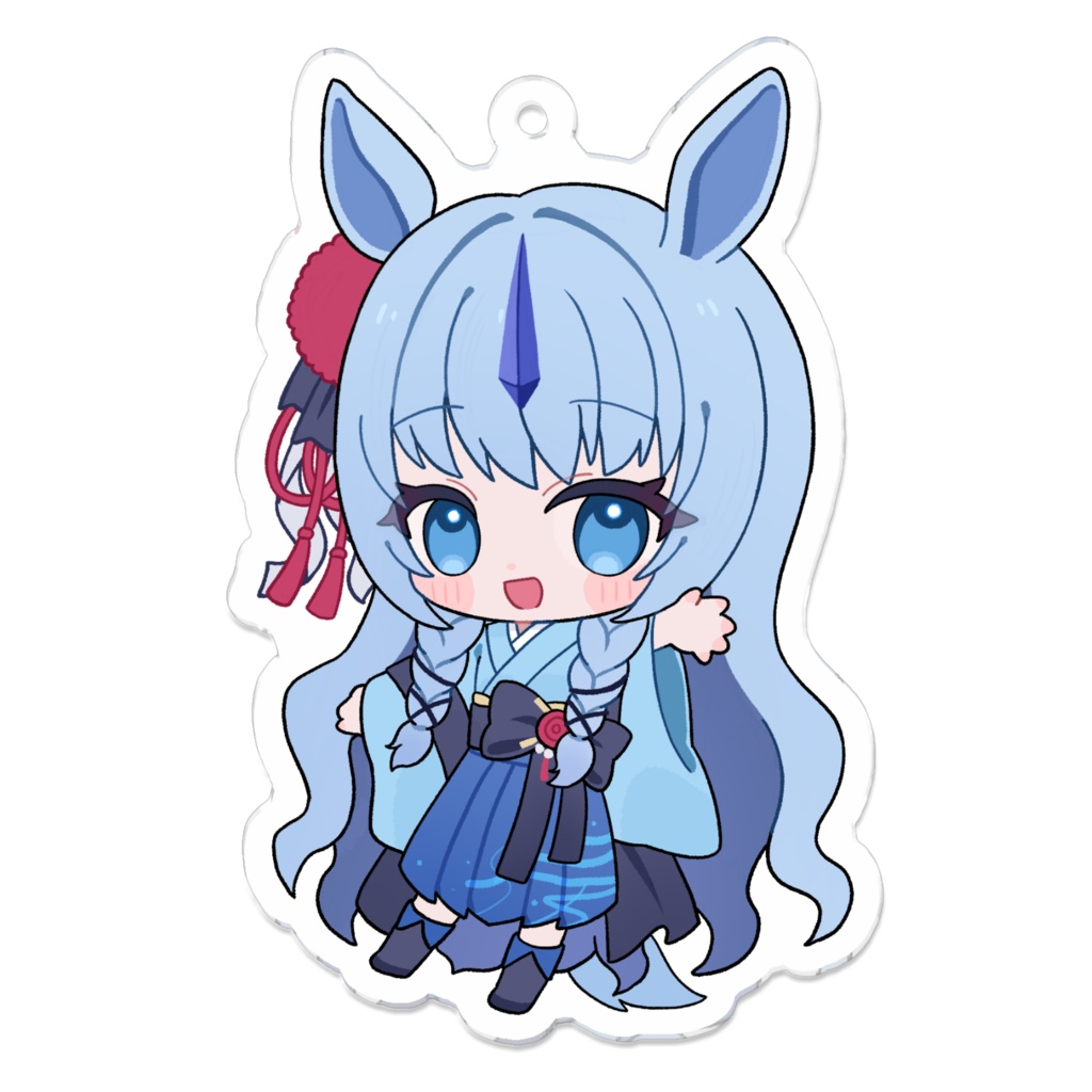 【アクリルキーホルダー】蒼馬きよら 袴衣装xロングヘア