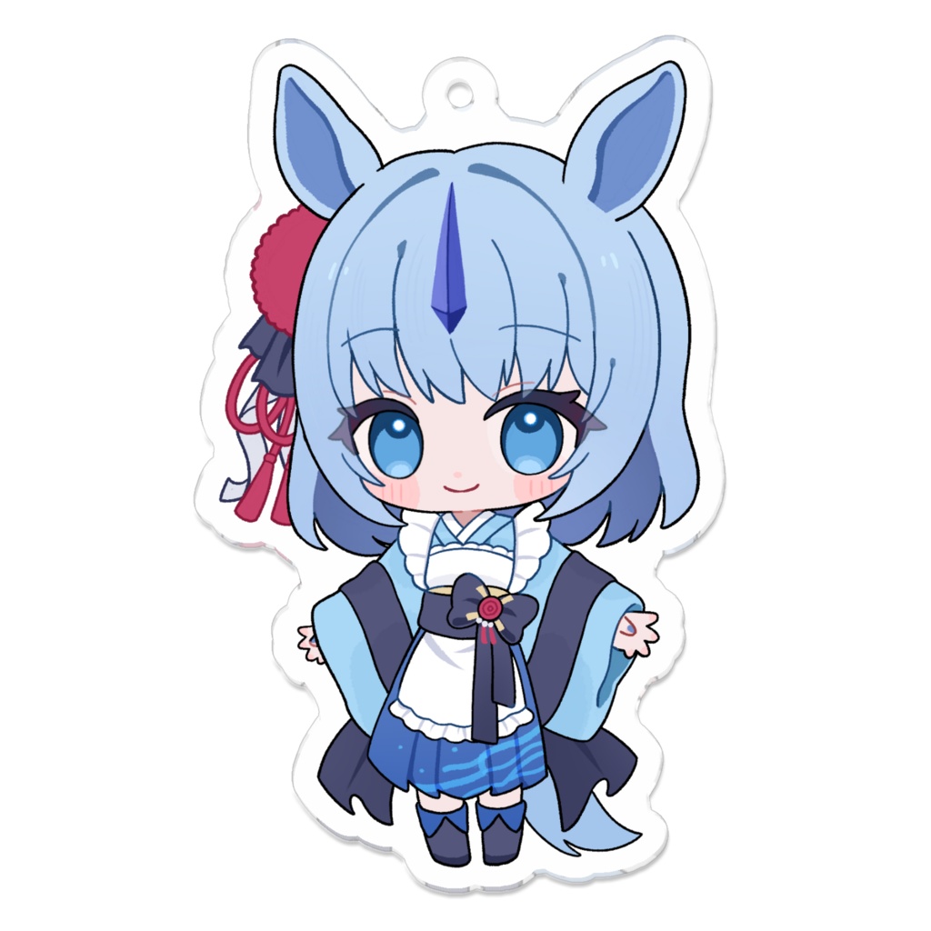 【アクリルキーホルダー】蒼馬きよら 袴衣装xショートヘア
