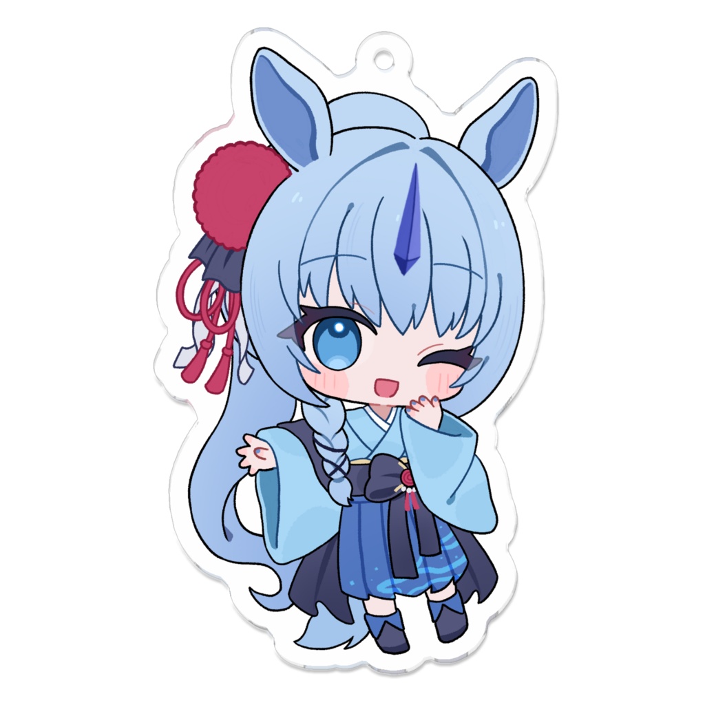 【アクリルキーホルダー】蒼馬きよら 袴衣装xポニーテール