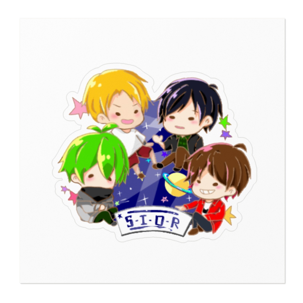 siorうちゅうステッカー