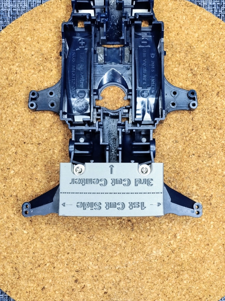 MAシャーシ リヤ 段上げジグ 4点固定式