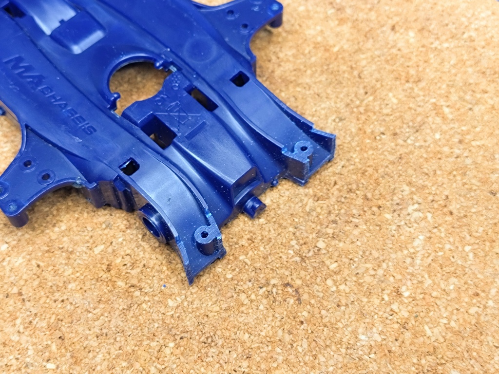 MAシャーシ リヤ 段上げジグ 4点固定式