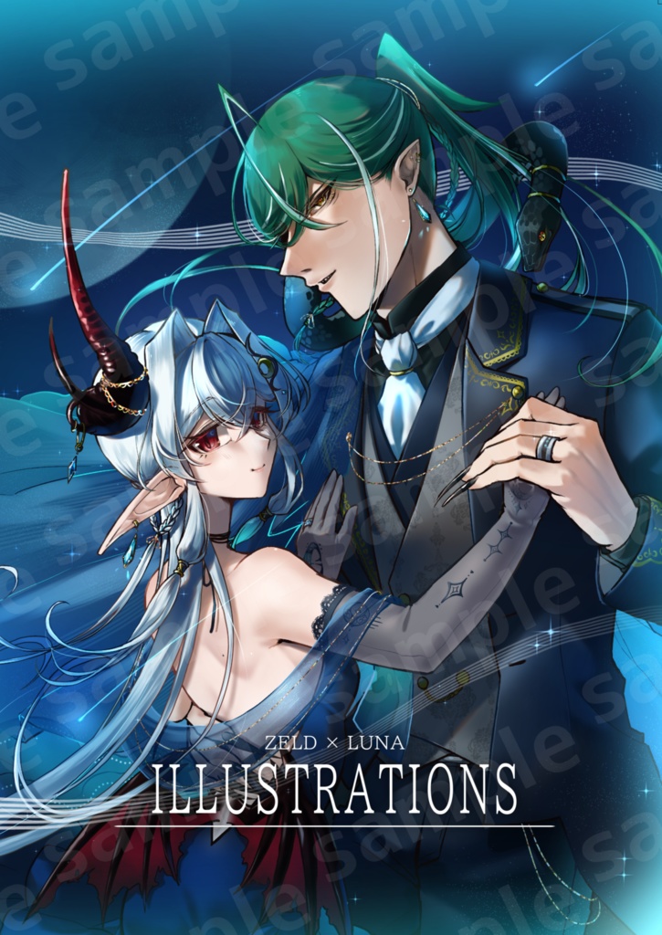【B品】ゼルド×ルナ イラスト本
