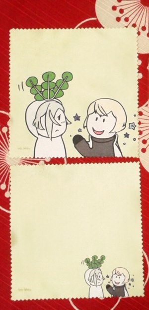 【3種類あり】ちっちゃい眼鏡拭き(髭切膝丸)