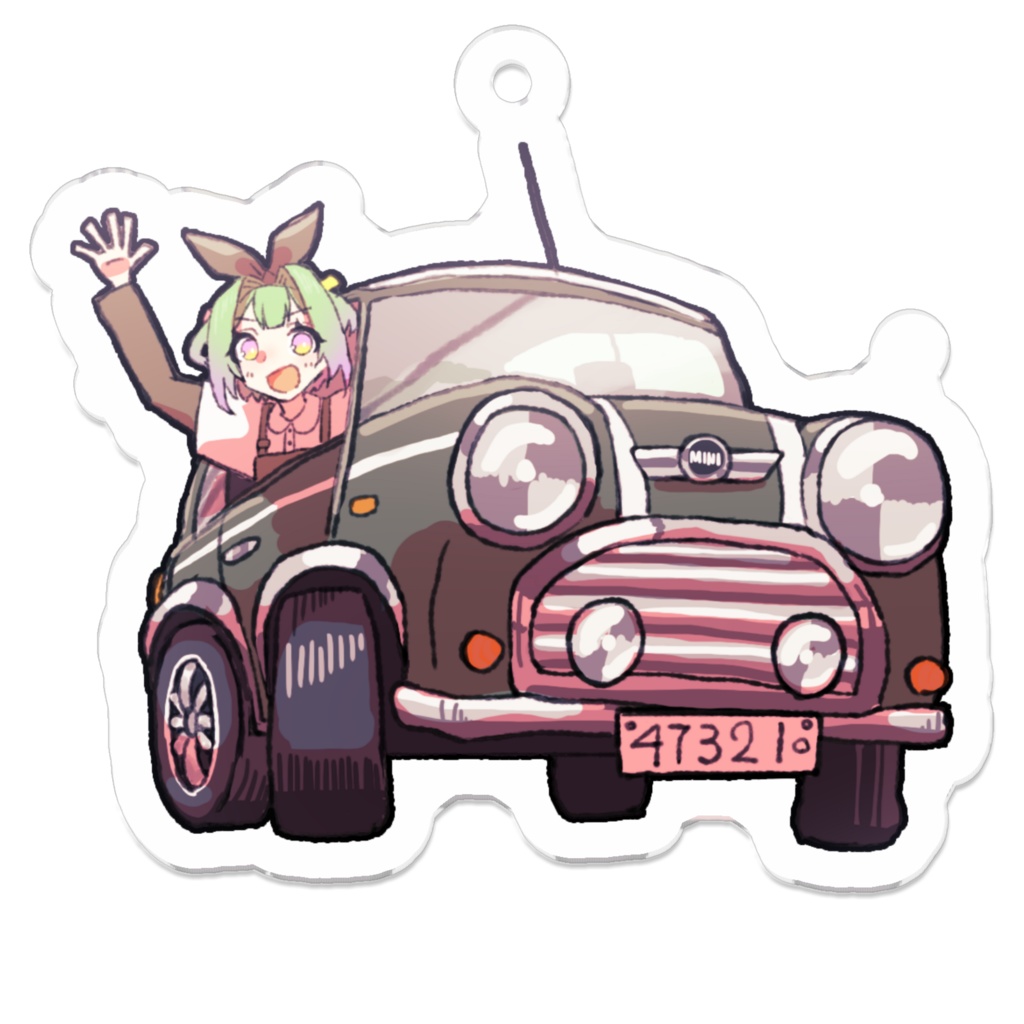 【あとり作】ME IN MINI アクリルキーホルダー