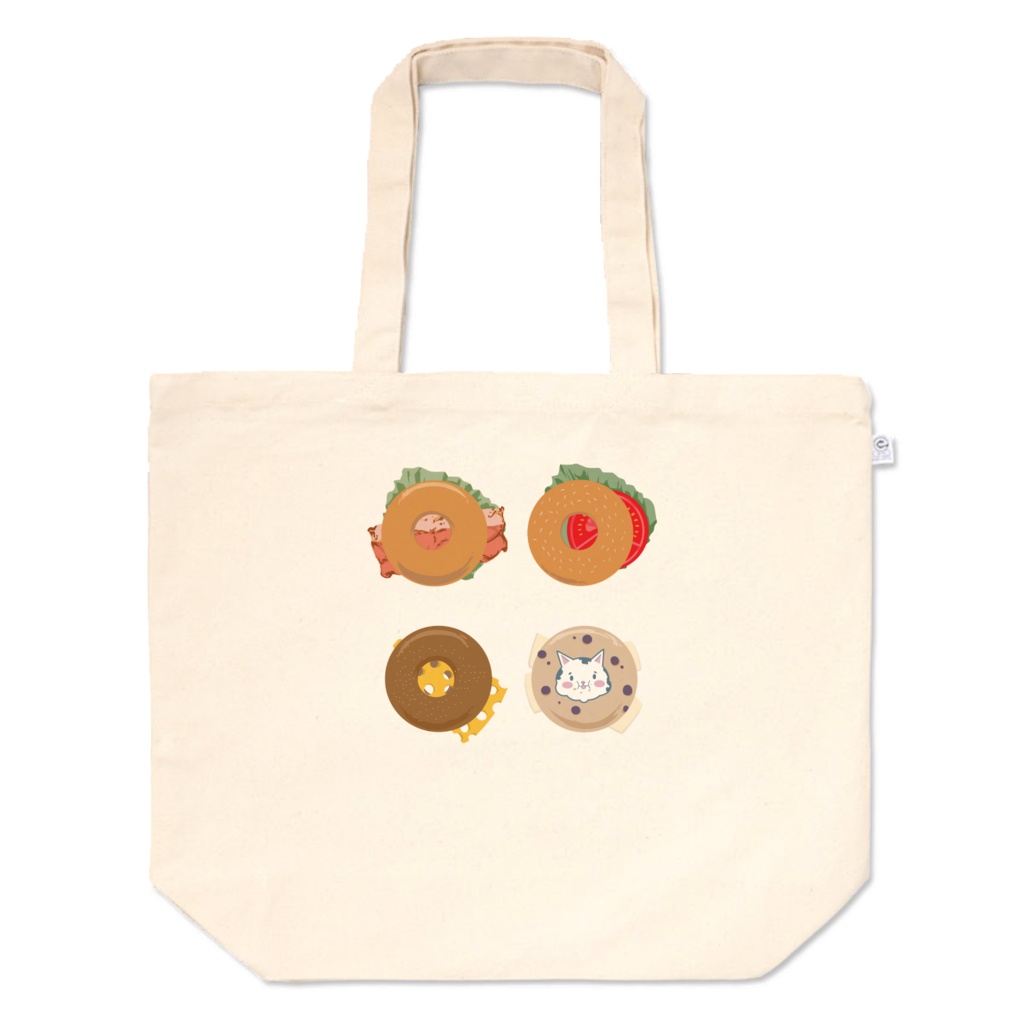 【ゆず作】くーにゃんの大きなトートバック