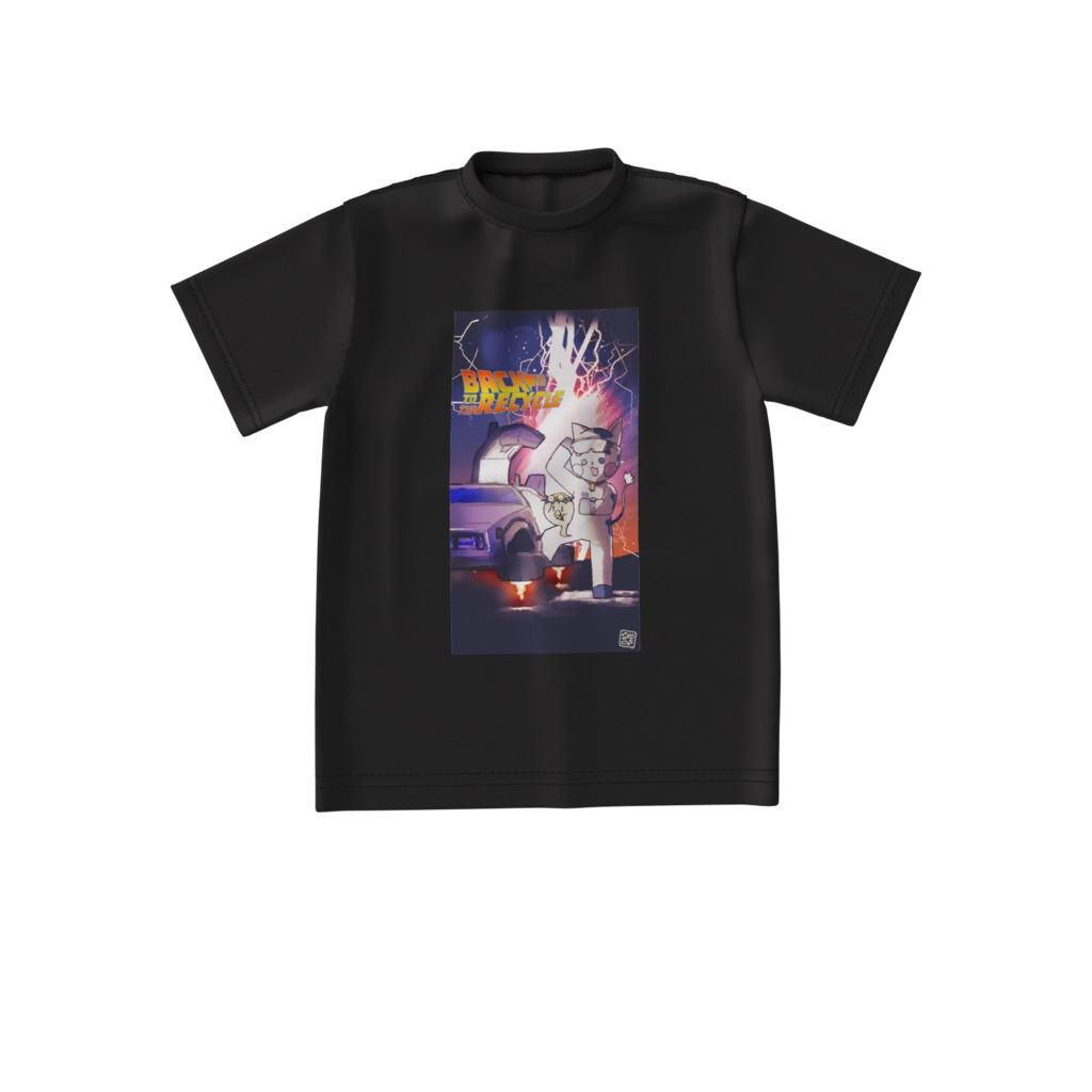 【あとり作】『BACK TO THE RECYCLE』ビッグシルエットＴシャツ