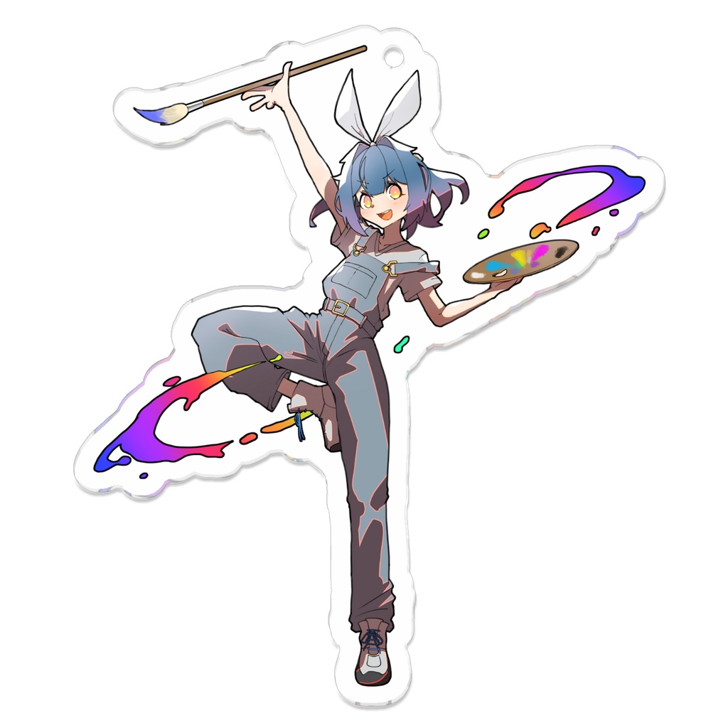【あとり作】お絵描きあとり アクリルキーホルダー