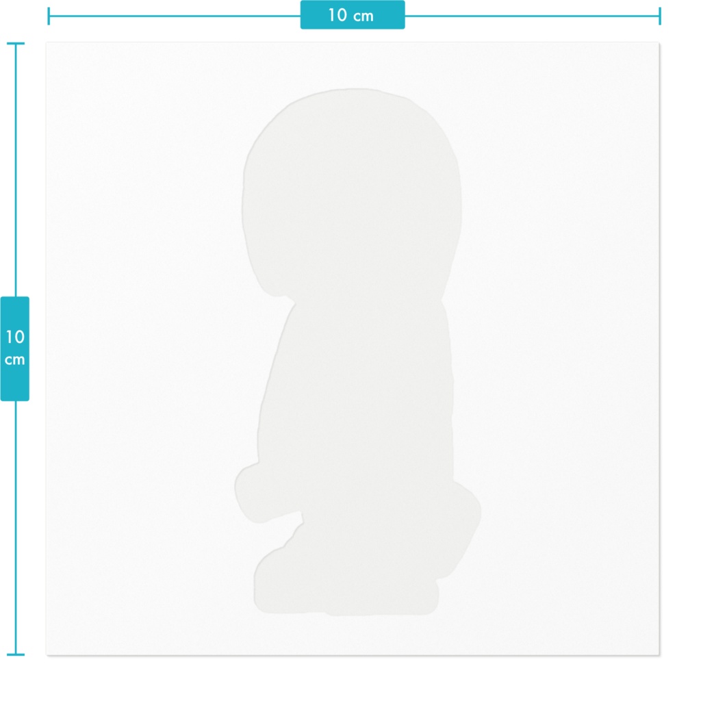 だらしない青髪おデブステッカー