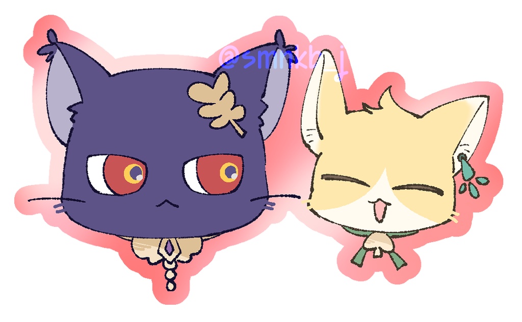 レイチュリねこマグネットシート