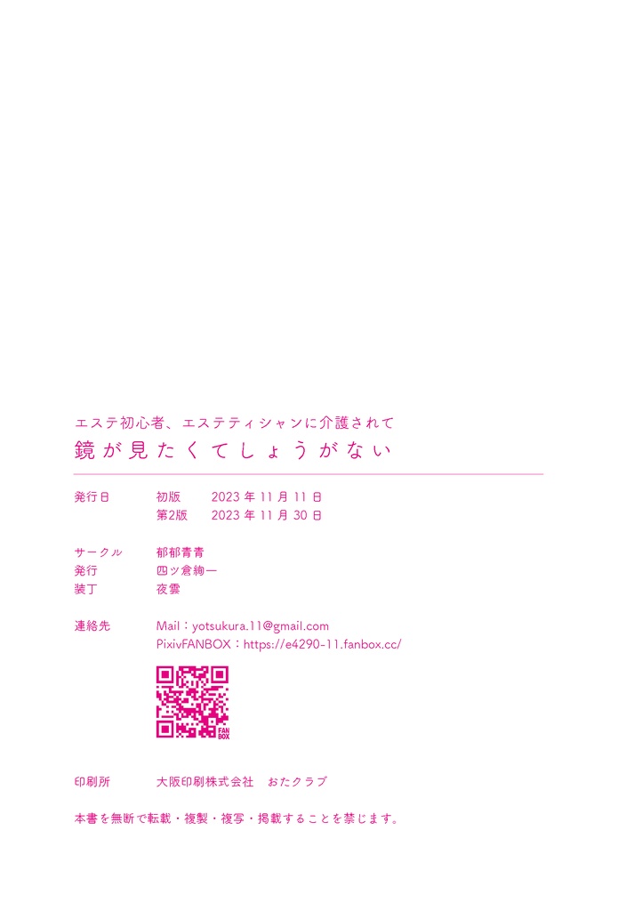 エステ初心者、エステティシャンに介護されて鏡が見たくてしょうがないDL版