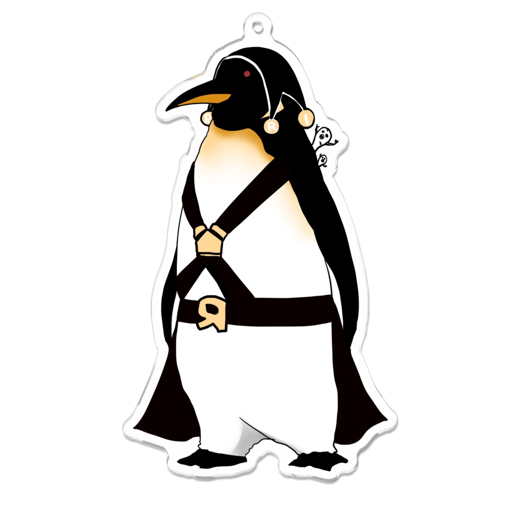 暗殺ペンギンチームリーダーリゾットアクリルキーホルダー