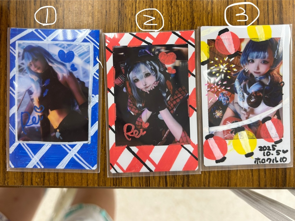 ホロクル10th チェキ 色紙