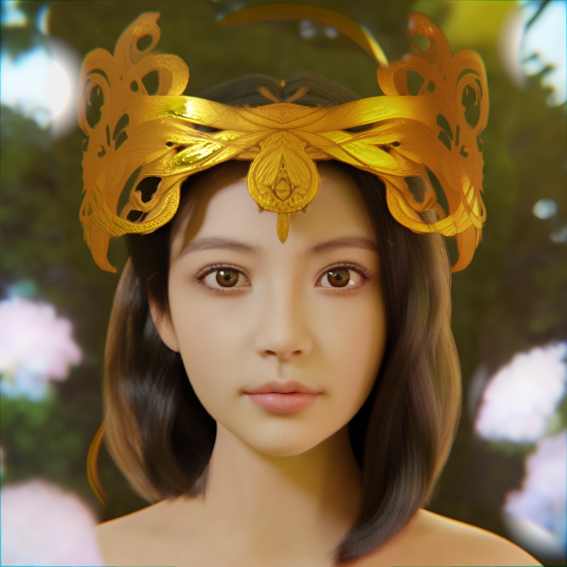 AIデザインの謎サークレット3Dモデル５種類（Blenderフォーマット）