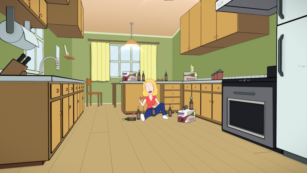 Rick and Morty: Beth Smith 3D model pack (FBX/Blend)