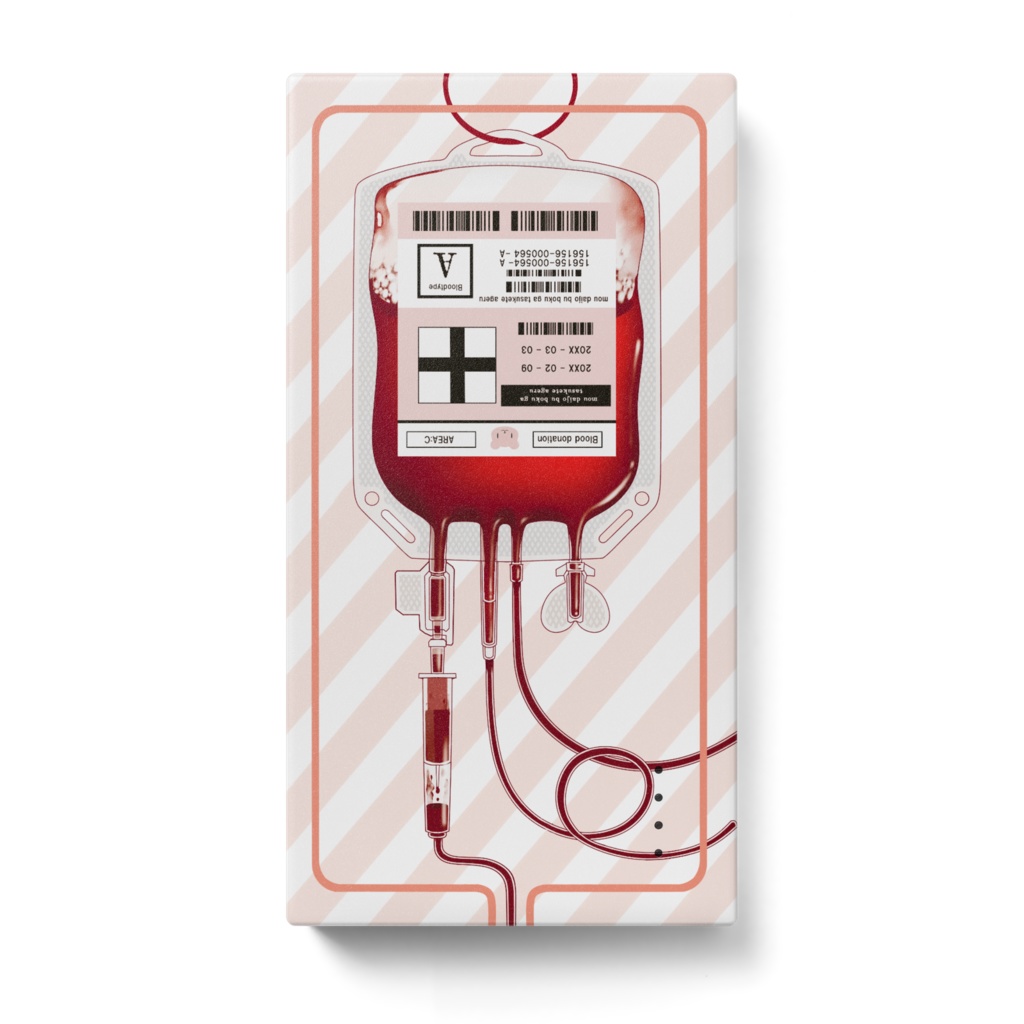 輸血パックのモバイルバッテリー