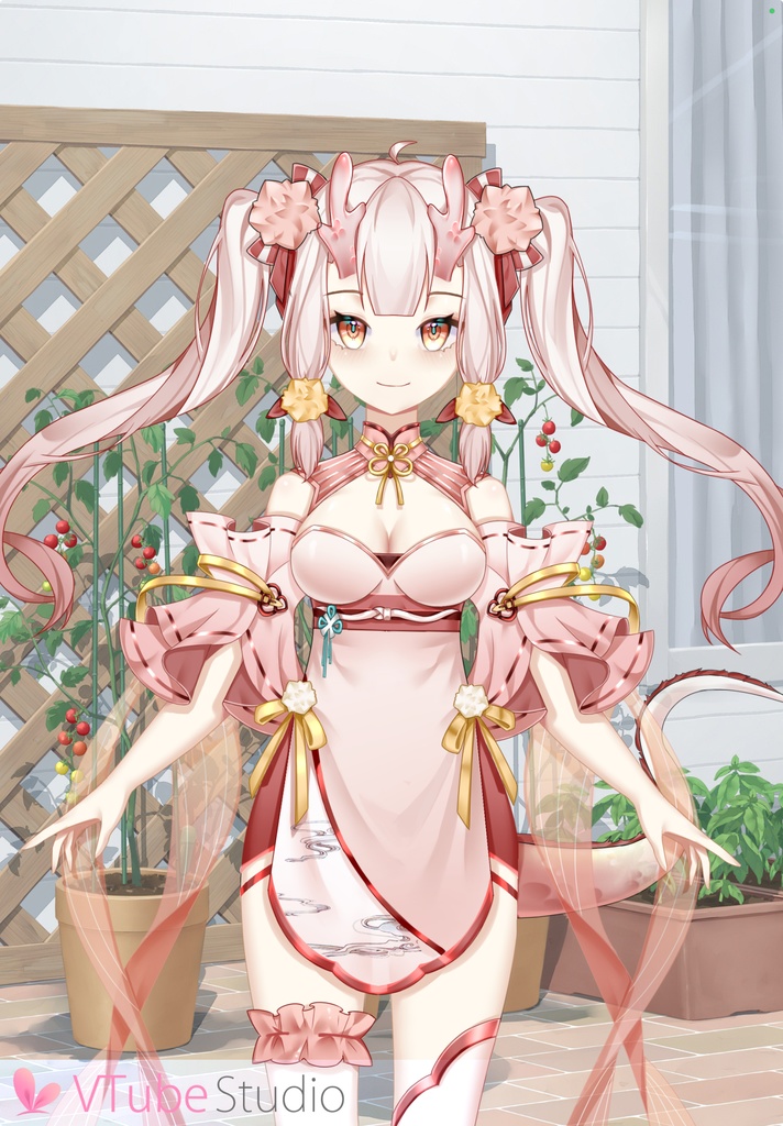 ドラゴン娘　vtuber L2D アバター
