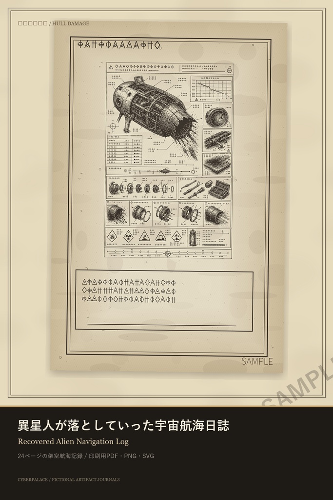 異星人が落としていった宇宙航海日誌 - Recovered Alien Navigation Log