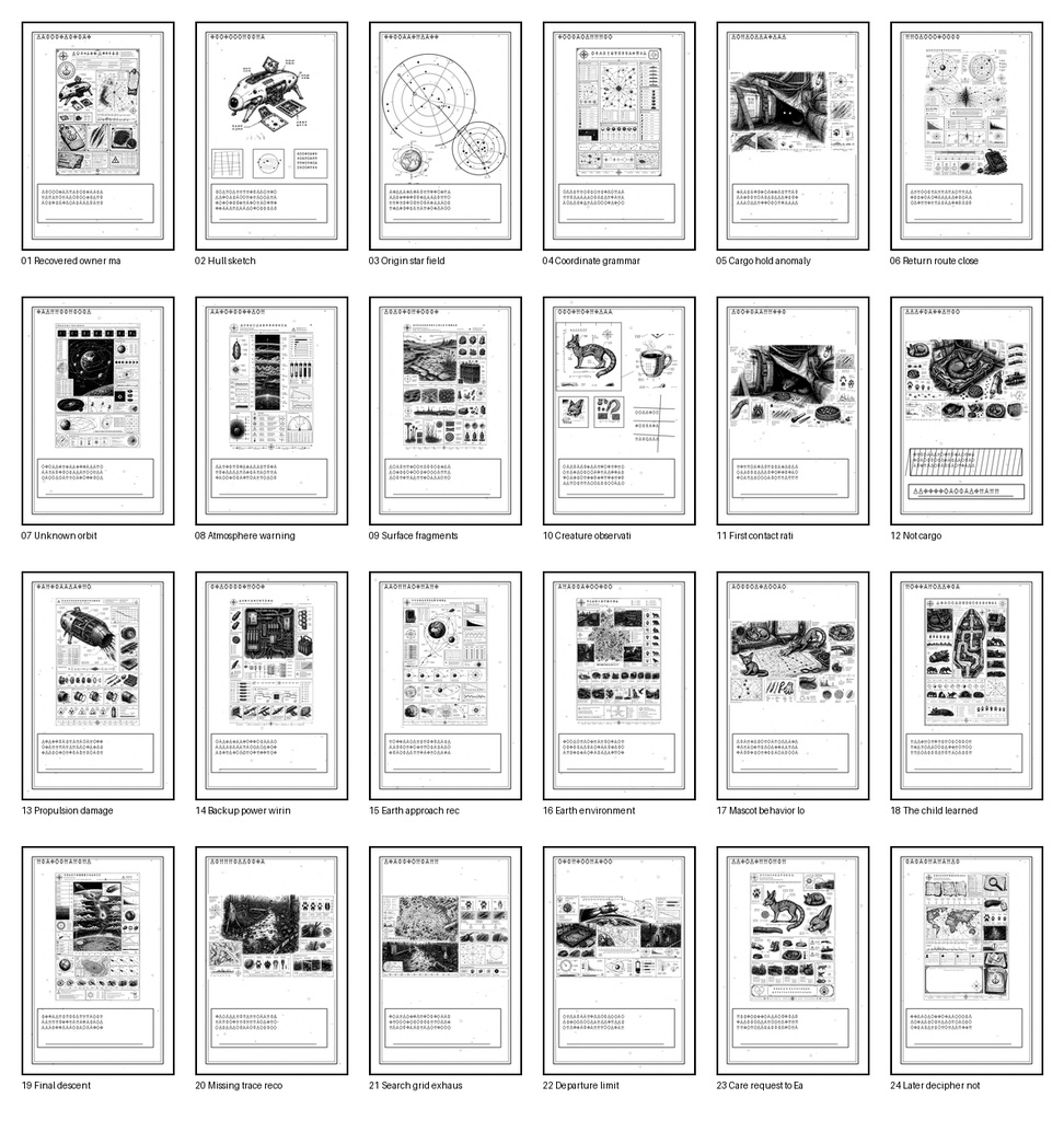 異星人が落としていった宇宙航海日誌 - Recovered Alien Navigation Log