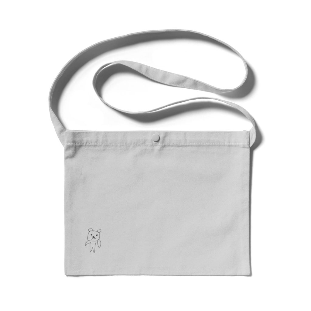 小さめくまバッグ（灰色）
