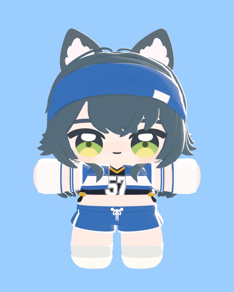 月村手毬 3Dモデル(ちび)