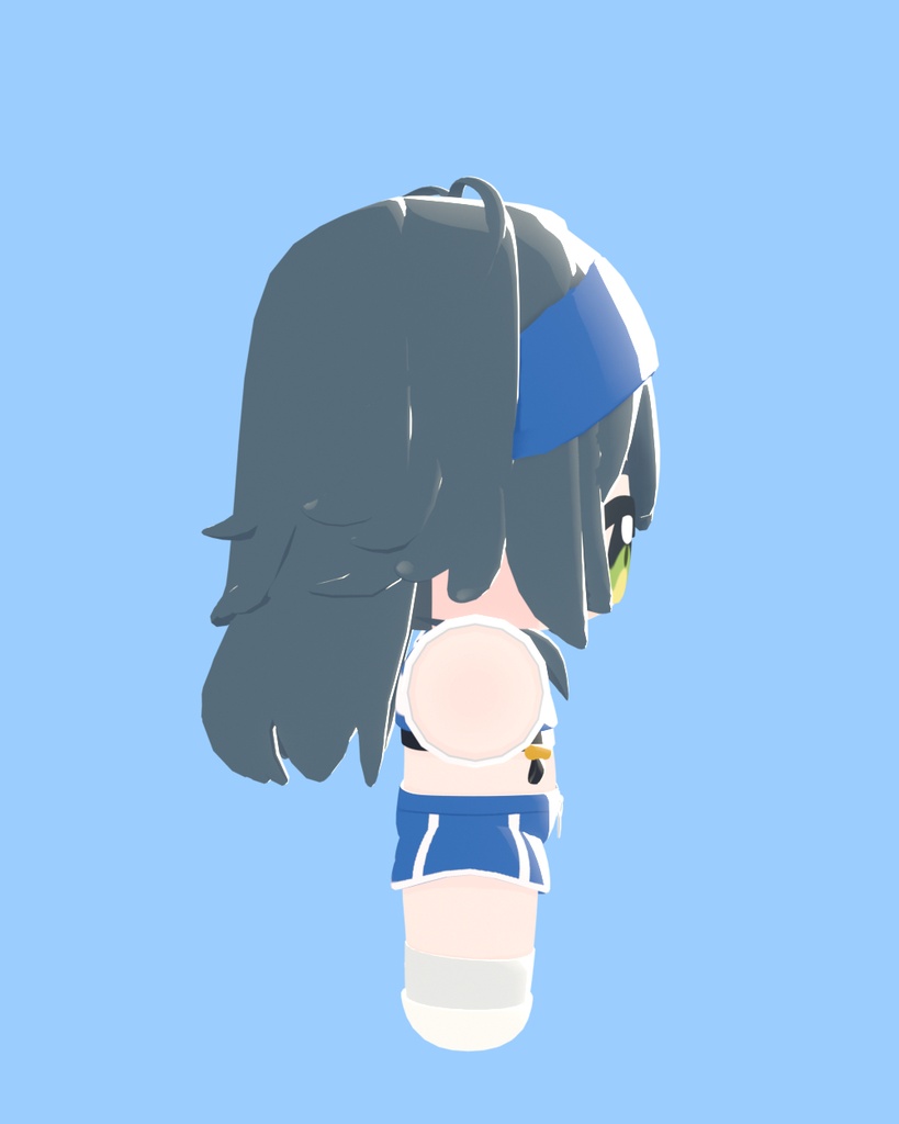 月村手毬 3Dモデル(ちび)