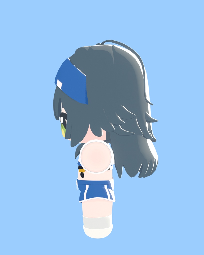 月村手毬 3Dモデル(ちび)