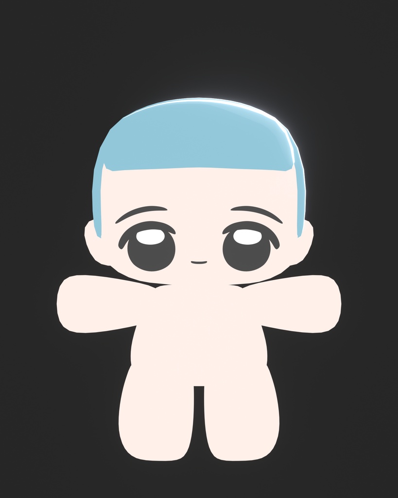 ちび素体 3Dモデル
