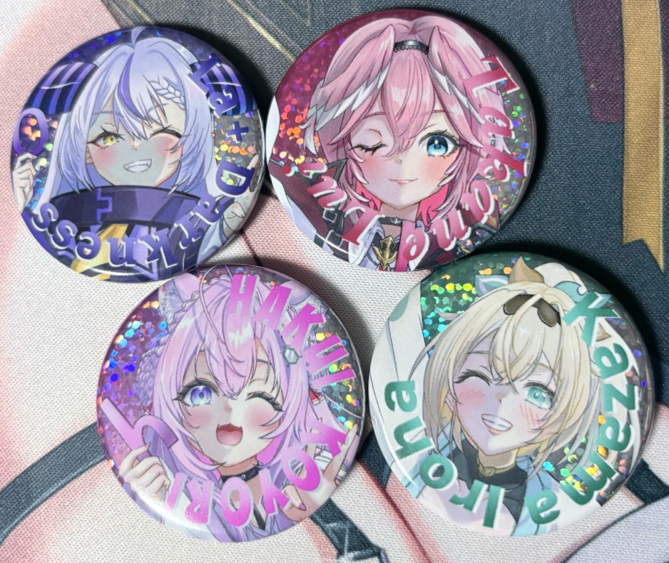 ホロクル11th holoX缶バッジ
