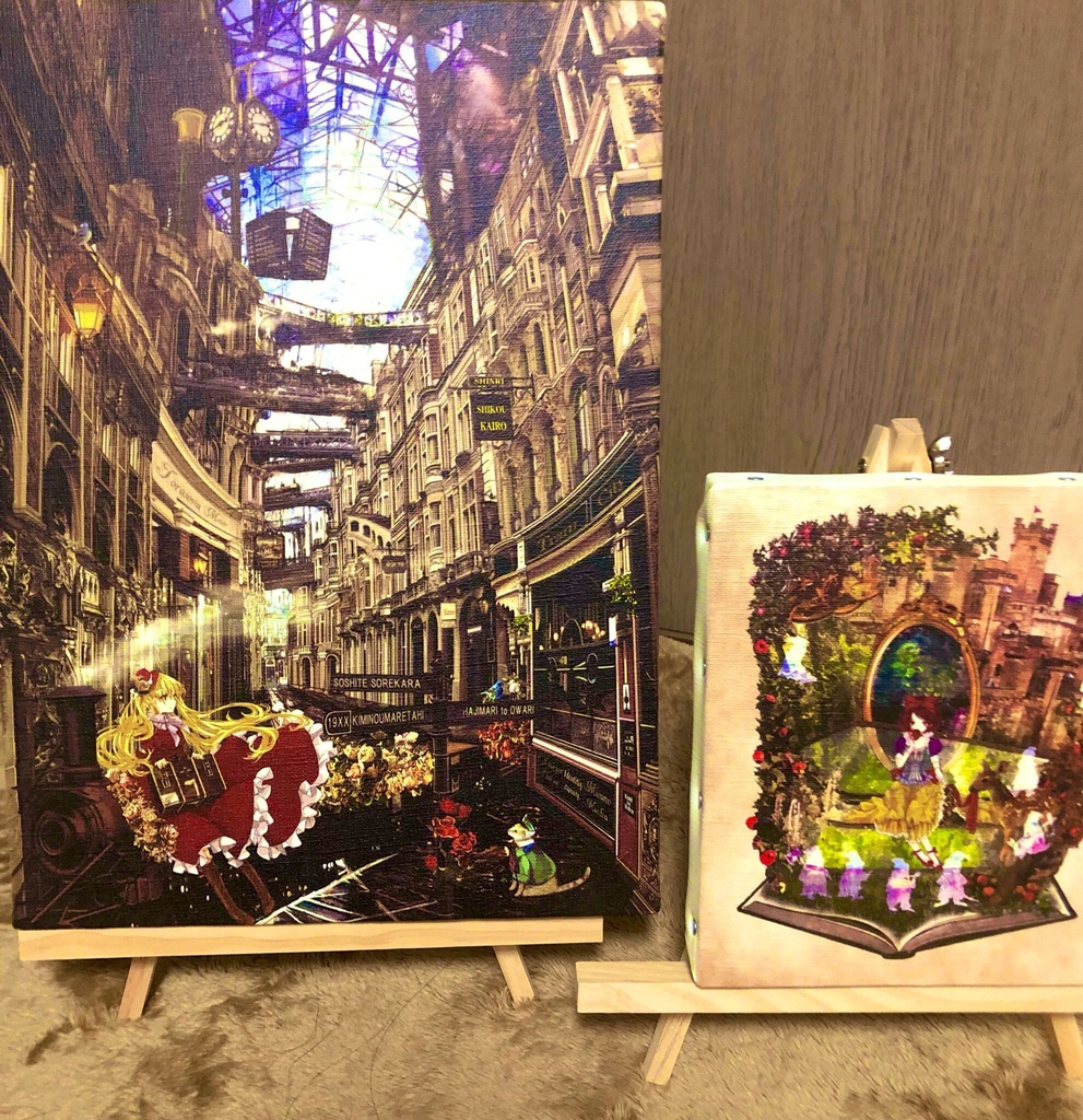 キャンバスアートプリント（トラムシティ）