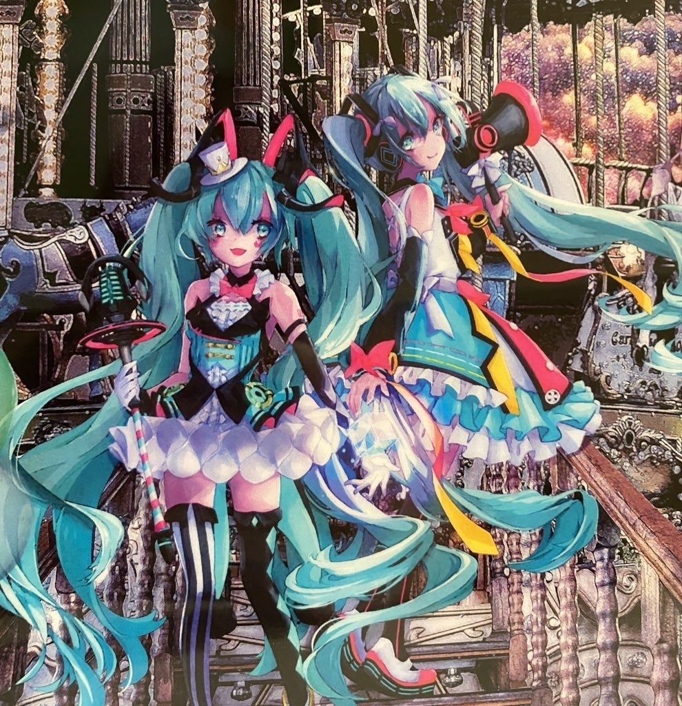 マジカルミライ衣装初音ミク 下敷き