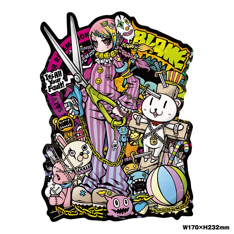 特大ステッカー［BLAME］