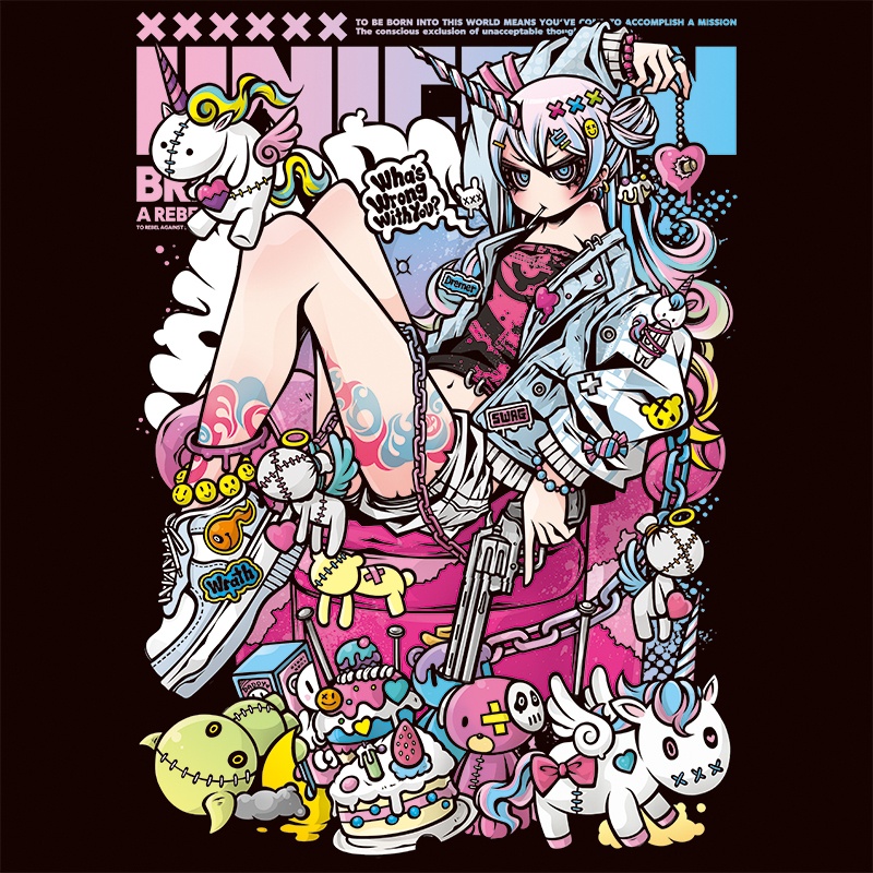 Tシャツ:UNICORN