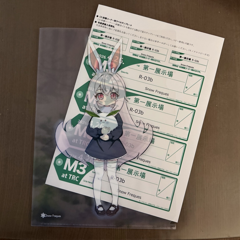 ️A4クリアファイル 【Sakura in the Thaw】