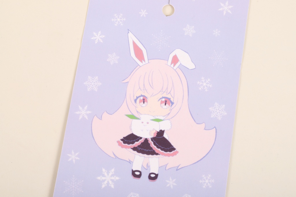 ラバーキーホルダー 【Rabbie & Snowrabbit】