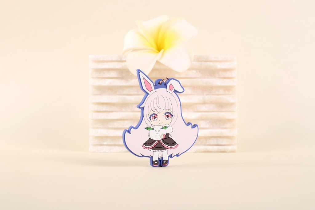 ラバーキーホルダー 【Rabbie & Snowrabbit】