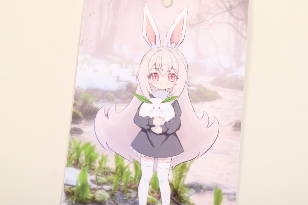 ラバーキーホルダー 【Rabbie & Snowrabbit】