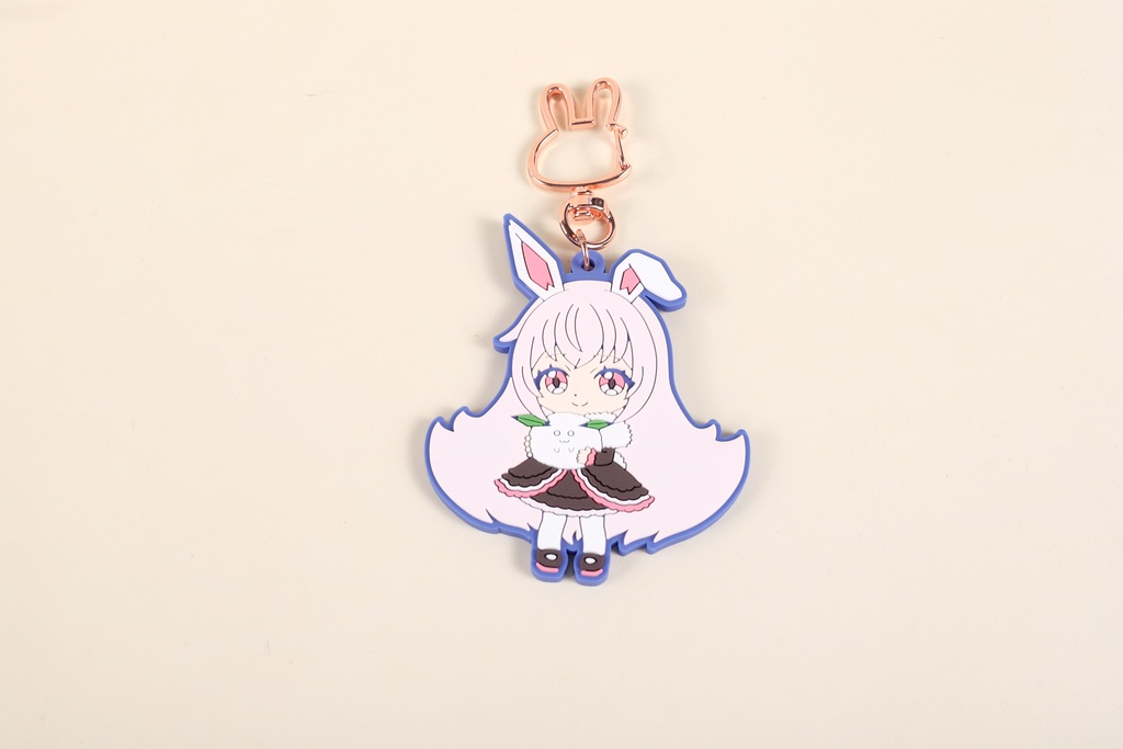 ラバーキーホルダー 【Rabbie & Snowrabbit】