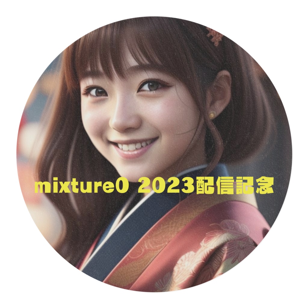 【初グッズ】mixture0 2023配信記念 マスキングテープ