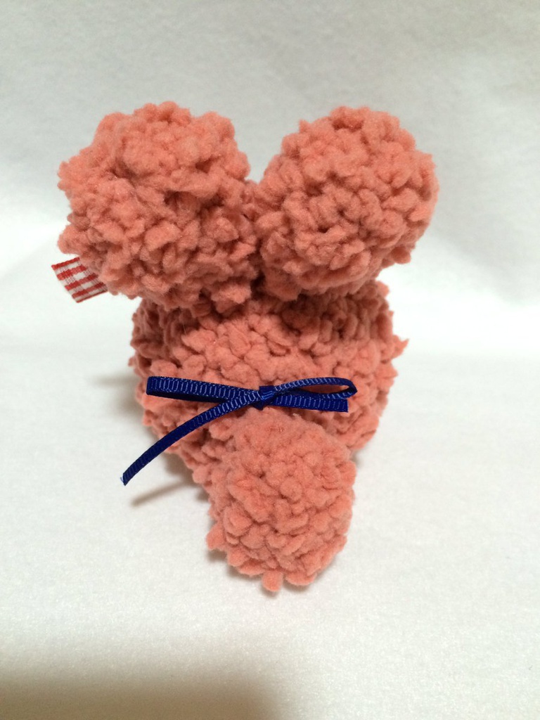 もちはなうさぎ 赤 チェックリボン ちびまんさいず Reto Olo Booth