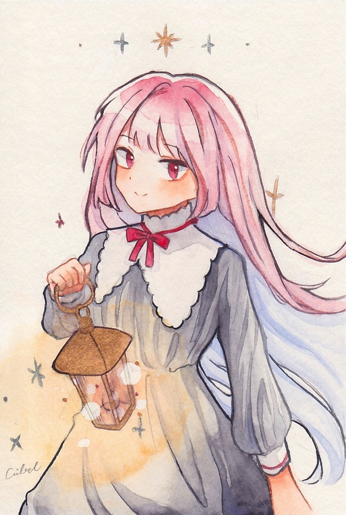 ハガキサイズドローイング