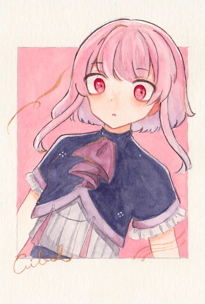 ハガキサイズドローイング