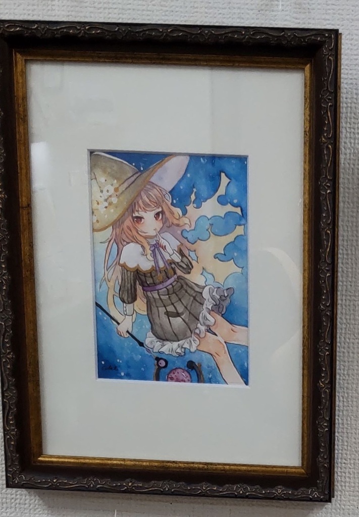 【額装原画】ゆらめきの魔法使い