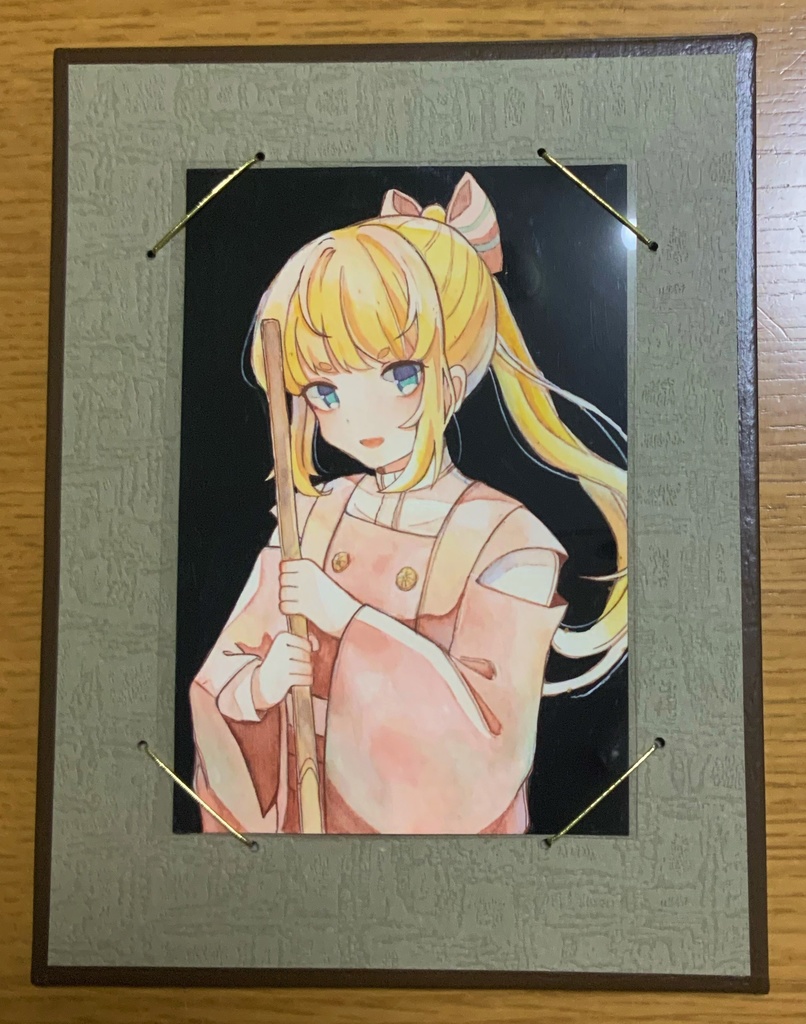 【額装原画】濃茶/練り切り