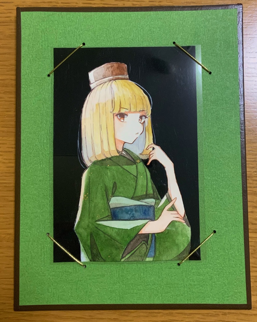 【額装原画】濃茶/練り切り