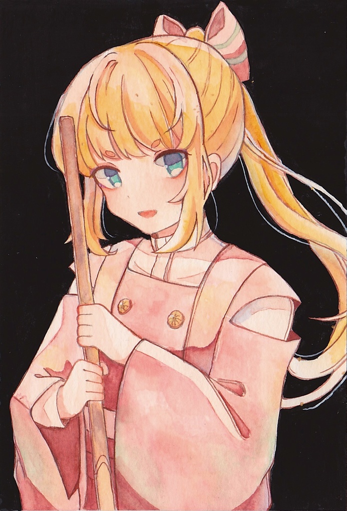 【額装原画】濃茶/練り切り