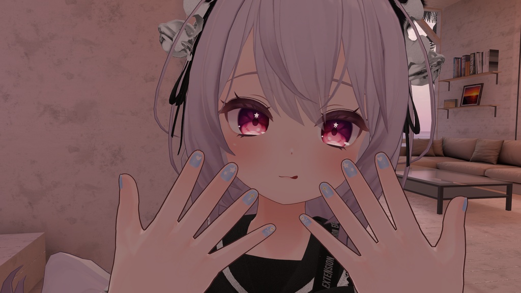 Cosmic♰Cross 3色♡ めいゆんちゃん用ネイルテクスチャ