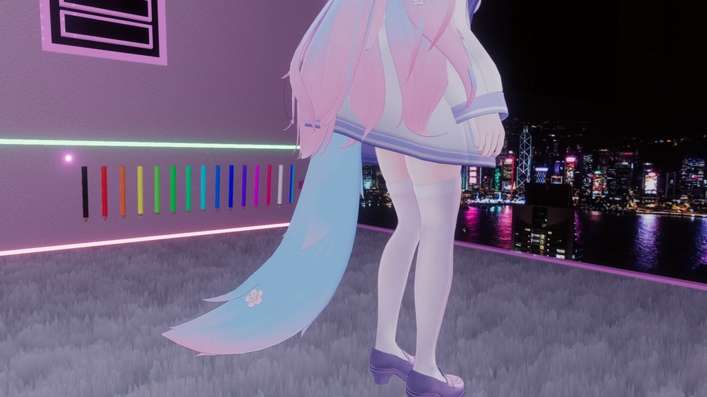 萌ちゃんVer1.02用 ゆめかわ✨ヘアテクスチャ✨🌈🦄🦄🌈✨