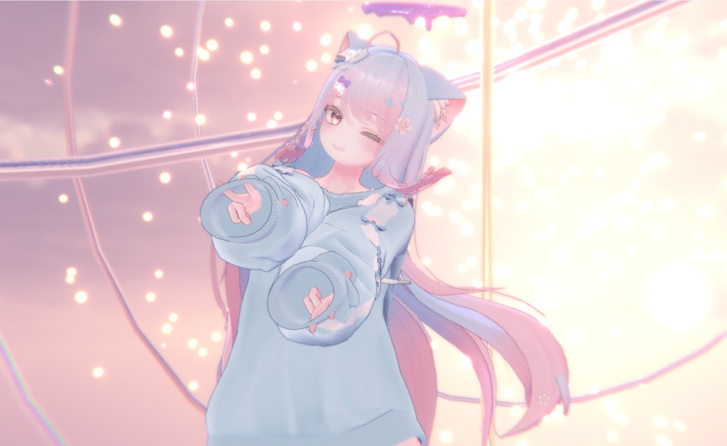 萌ちゃんVer1.02用 ゆめかわ✨ヘアテクスチャ✨🌈🦄🦄🌈✨